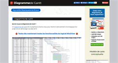 Desktop Screenshot of diagrammedegantt.fr